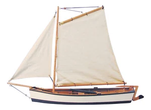 Fischerboot maritime Deko Holz 45x32cm Sea4You - Bild 1 von 1