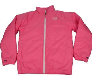 The North Face Jacket Girls Medium Pink Pockets Lined Kira Triclimate Full Zip - Picture 1 of 18