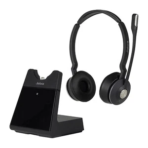 Jabra Engage 75 Stereo Headset Schwarz + Station - Bild 1 von 10