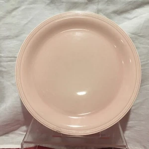 EDWIN KNOWLES PLATO PICADORA CERÁMICA ROSA SEMI VÍTREO 12" HECHO EN EE. UU. - Imagen 1 de 4