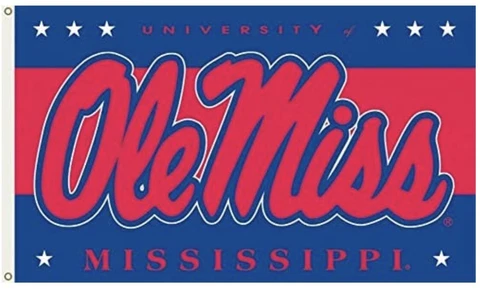 Ole Miss ,Mississippi,3’x5’ Flag,Football,Basketball Indoor/outdoor Cover