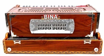 Acoplador de armonio Bina portátil hecho a mano de 3,5 octavas escala 9 Baja con bolsa acolchada Foto 1 de 4