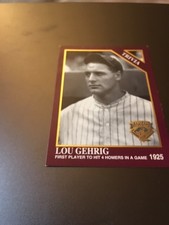 Lou Gehrig 1994 Sporting News Conlon Collection #1249 YANKEES Baseball Card