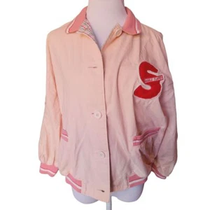 SIM RARO Chaqueta Rosa Vintage Babble Flappers Rosa con Cuadros Talla S/M Timbre Años 60 - Imagen 1 de 7