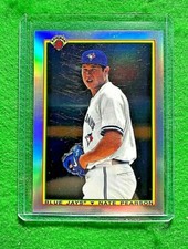 NATE PERARSON PRIZM SILVER 1990 RETRO CARD TORONTO BLUE JAYS 2020 TOPPS BOWMAN 