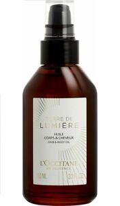 L'Occitane En Provence TERRE De Lumiere Hair & Body Oil 3.3 oz New