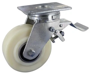 Swivel caster with brake wheel 150 mm polyamide ball bearing load capacity: 2500 kg - Picture 1 of 2