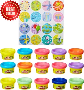 Kids Party Bag 15 Mini Cans Toys 1oz Trick or Treat Favors Classroom Prizes 2+ - Picture 1 of 12