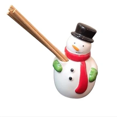 Yankee candle ceramic snowman reed diffuser - Image 1 of 3