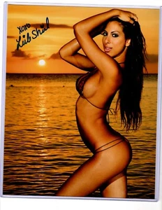 LEILA SHENNIB model , BENCHWARMER 8 X 10 AUTOGRAPH PHOTO - Picture 1 of 1