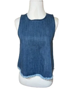 AERIE Blue Denim Sleeveless Top Size XS NWT - Picture 1 of 9
