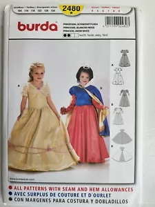 Rare Find Snow White Costume Princess Belle Girl Sewing Pattern size 4-9 UNCUT - Picture 1 of 1