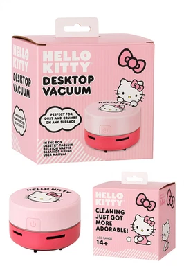 Hello Kitty Desktop Vacuum Mini Crumb Cleaner Cute Desk Dust Collector New Gift - Image 1 of 4