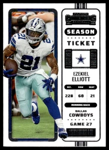 2022 Panini Contenders #28 Ezekiel Elliott - Picture 1 of 2