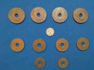 LOTTO 11 MONETE EAST AFRICA - Picture 1 of 12