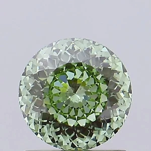 2.0 Ct Intense Green Portuguese Round Cut IGI Certified Lab Grown Loose Diamond - Picture 1 of 2