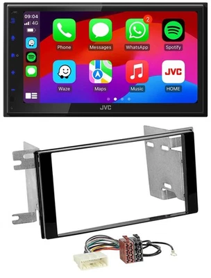 JVC Bluetooth USB MP3 2DIN DAB Autoradio für Subaru Impreza Forester 07-12 - Bild 1 von 4