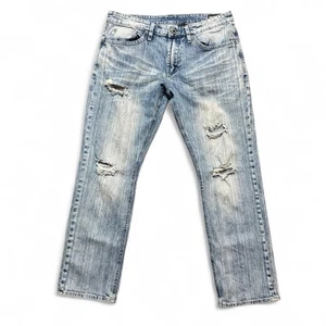 Jeans uomo Buffalo David Bitton Ash-X basic skinny elasticizzato effetto invecchiato taglia 33/30 - Foto 1 di 8