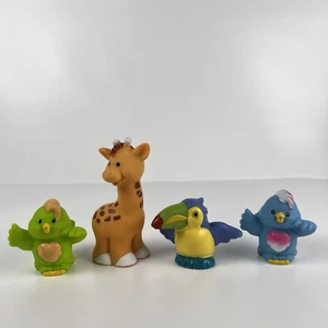 Vintage Little People Noah’s Ark / Zoo Set – Giraffe, 2 Birds & Toucan 2001–2002 - Picture 1 of 6