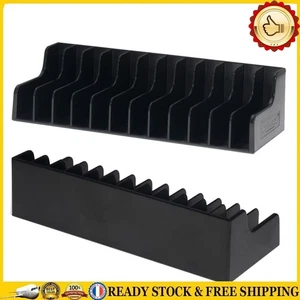 2pcs Game Card Storage Holder Plastic Game Card Case Black CD Support for Switch - Afbeelding 1 van 8