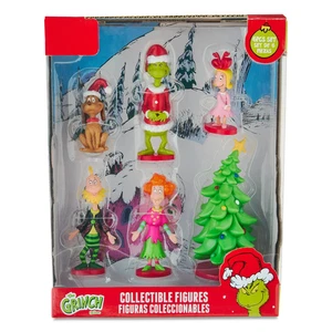 Juego de 6 figuras coleccionables Dr Seuss 2025 The Grinch Toy Christmas Cindy Loo - Imagen 1 de 4