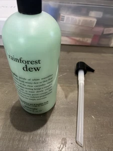 Champú gel de baño y ducha Philosophy RAINFOREST DEW - 32 OZ sellado con bomba - Imagen 1 de 5