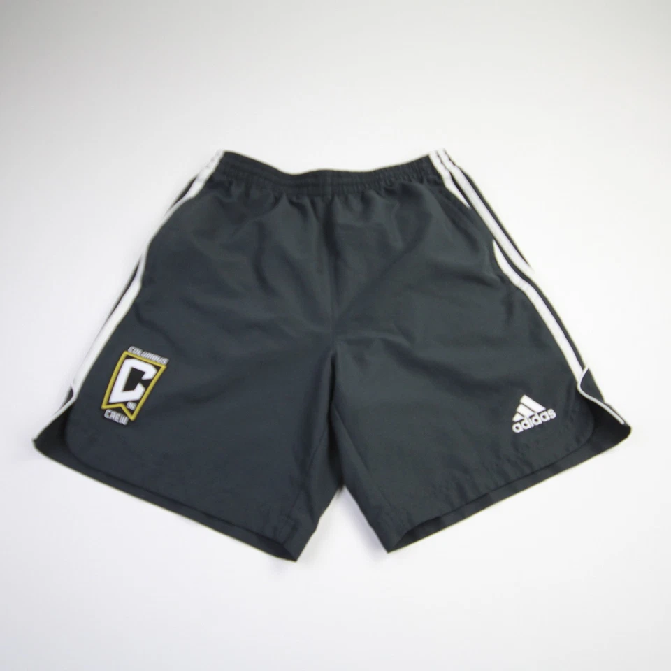 Pantalones Cortos de Práctica Adidas Columbus Crew Para Hombre Gris Oscuro/Blanco Usados Foto 1 de 1