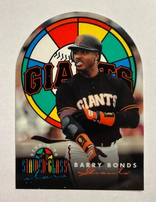 BARRY BONDS 1996 Studio “Stained Glass” acetato cortado - Imagem 1 de 2
