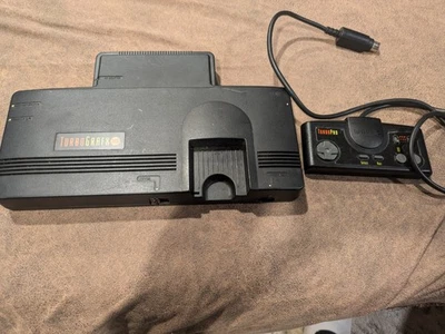 NEC TurboGrafx-16 System Black Console - Image 1 of 4