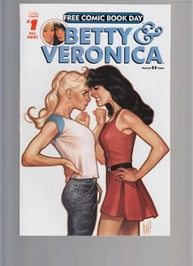 BETTY & VERONICA #1 (2017 Free Comic Book Day, FCBD, Archie, Adam Hughes) casi nuevo- - Imagen 1 de 2