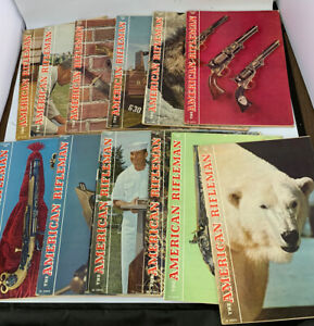 Vintage American Rifleman Magazine lot, Full Year 1966 - 12 issues
