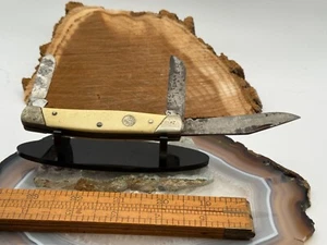 Vintage Boker USA 9885V 3 Blade Stockman w/Composite Handles--1005.25 - Picture 1 of 12