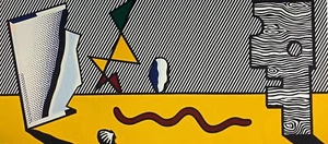 Roy Lichtenstein, Figures, Hand Signed Lithograph - Picture 1 of 4