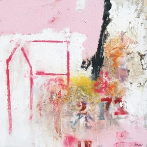 ARTE INFORMALE - NO VEDOVA TECNICA M SU TELA - 100X100 -- RehnArtist - Foto 1 di 2