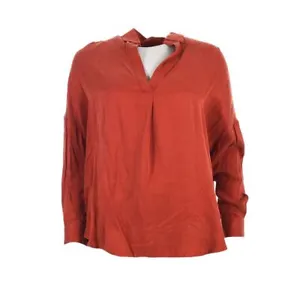 FRENCH CONNECTION Blouse Orange Oversized Size XS / Small RA 107 - Picture 1 of 4