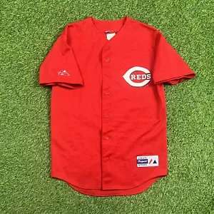 Ken Griffey Jr Cincinnati Reds Majestic MLB Baseball Jersey Men's Size Medium - Picture 1 of 12