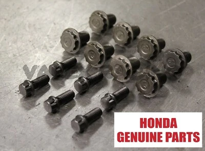 Juego de pernos de volante y placa de presión OEM HONDA ACURA SERIE K20 K24 Foto 1 de 2