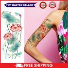 Halbarm Tattoo Aufkleber Blume Pflanze Kunst Aufkleber Kit für Jungen Mädchen (210x100mm)