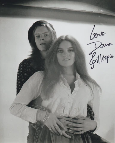 Dana Gillespie Signed 8x10 Photo with David Bowie 1971 by Michael Stroud  |  228 Cover