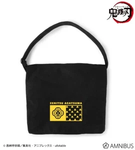 Demon Slayer Zenitsu Canvas Messenger Bag 15x11x8" Arma Bianca Japan Import - Picture 1 of 7