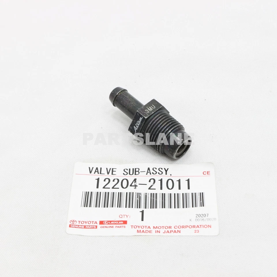 12204-21011 Toyota OEM Genuíno VÁLVULA SUB-ASSÍVEL, VENTILAÇÃO - Imagem 1 de 2