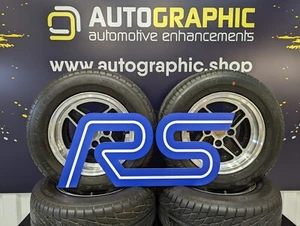 Ford Racing Blue RS MK1 Logo Garage Wall Sign Automotive Enthusiasts Car - Picture 1 of 7