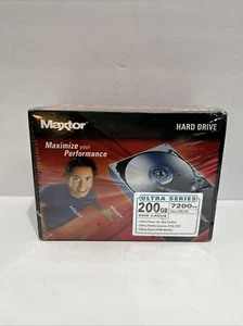 MAXTOR Ultra Series 200GB 7200 RPM Ultra ATA/133 Internal Hard Drive NEW SEALED - Picture 1 of 9