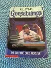 Goosebumps Ser.: The Girl Who Cried Monster by R. L. Stine 1993, #8 PB