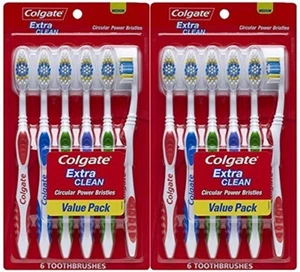 Colgate Toothbrushes Extra Clean ( 12 Toothbrushes) Medium Hard - Picture 1 of 1