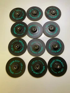 3" Grinding Discs 120-GRIT (SET OF 12) QuickChange 5/16"-18 Weiler TrimKut 59315 - Picture 1 of 7