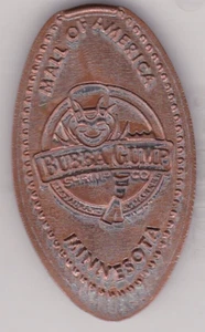 Elongated Souvenir Penny: BUBBA GUMP MALL of AMERICA MINNESOTA Z 441 - Picture 1 of 2