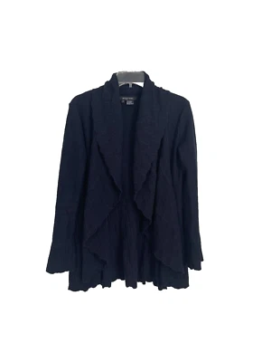 Etcetera синий кашемир смесь открытый передний кокон кардиган свитер размер маленький - Изображение 1 из 4