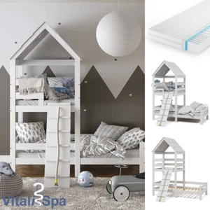 Cama infantil Teddy 90x200cm con colchón cama para jugar cama juvenil VitaliSpa - Imagen 1 de 6