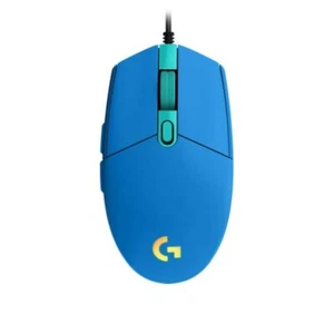 Logitech G102 LIGHTSYNC Blue Wired RGB 8000 DPI Gaming Mouse - Picture 1 of 4